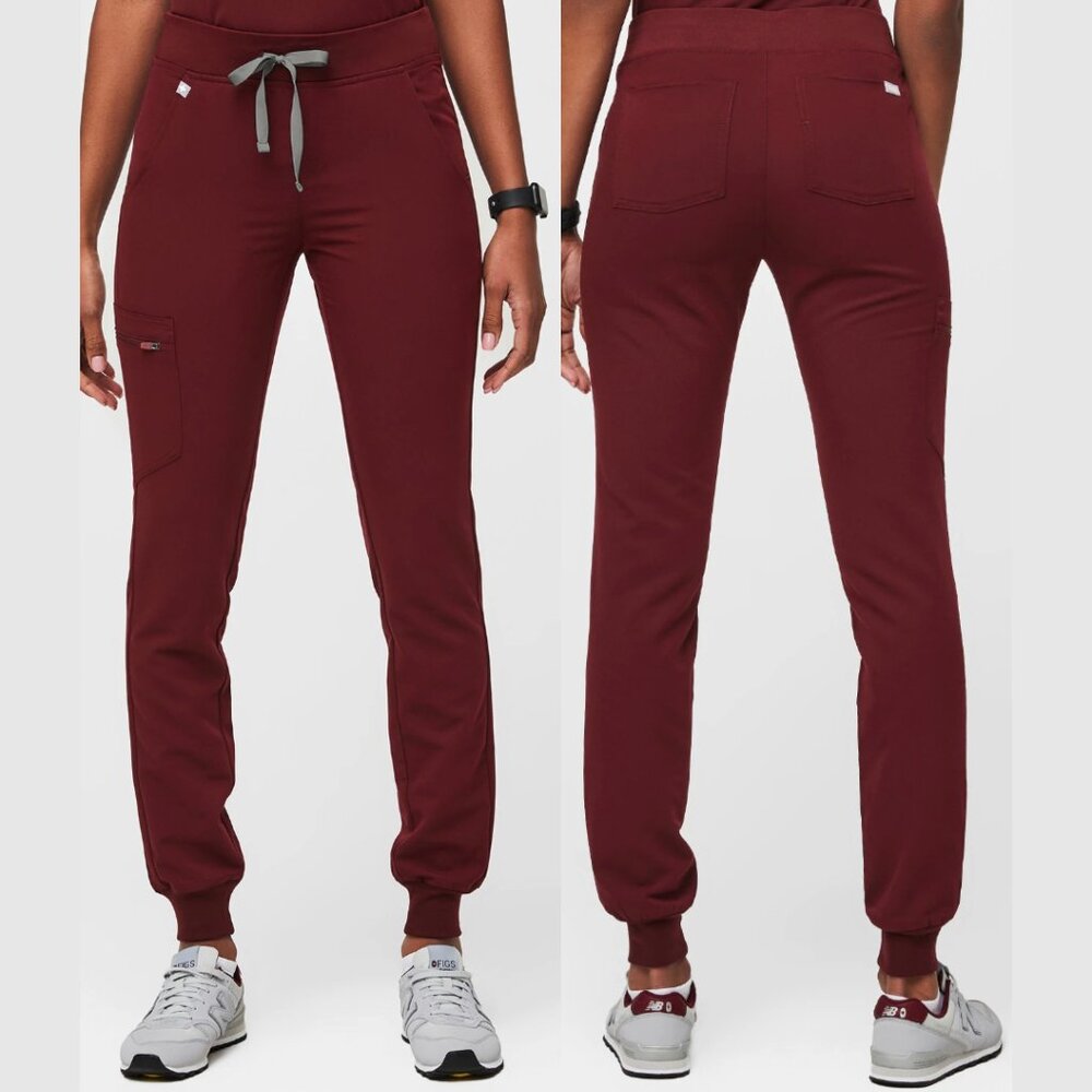 Figs - Scrub Pants BURGUNDY